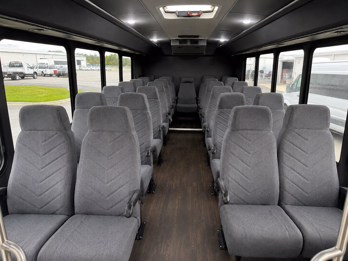 killeen 18 passenger minibus interior