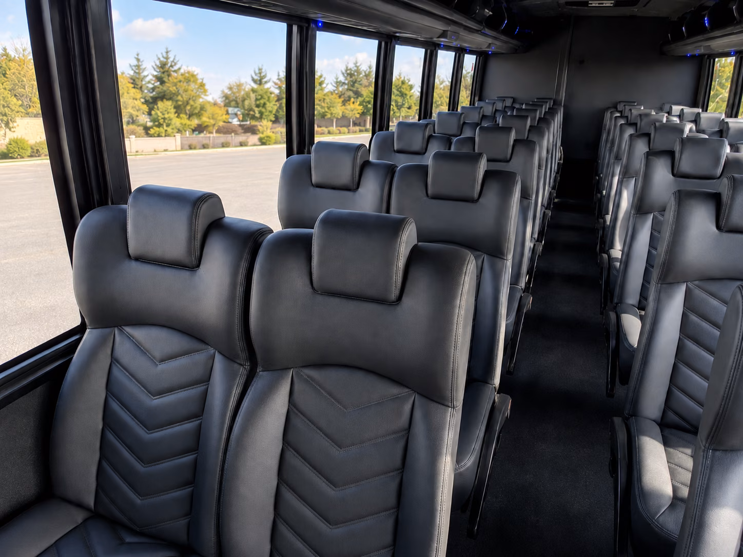 killeen 20 passenger minibus interior