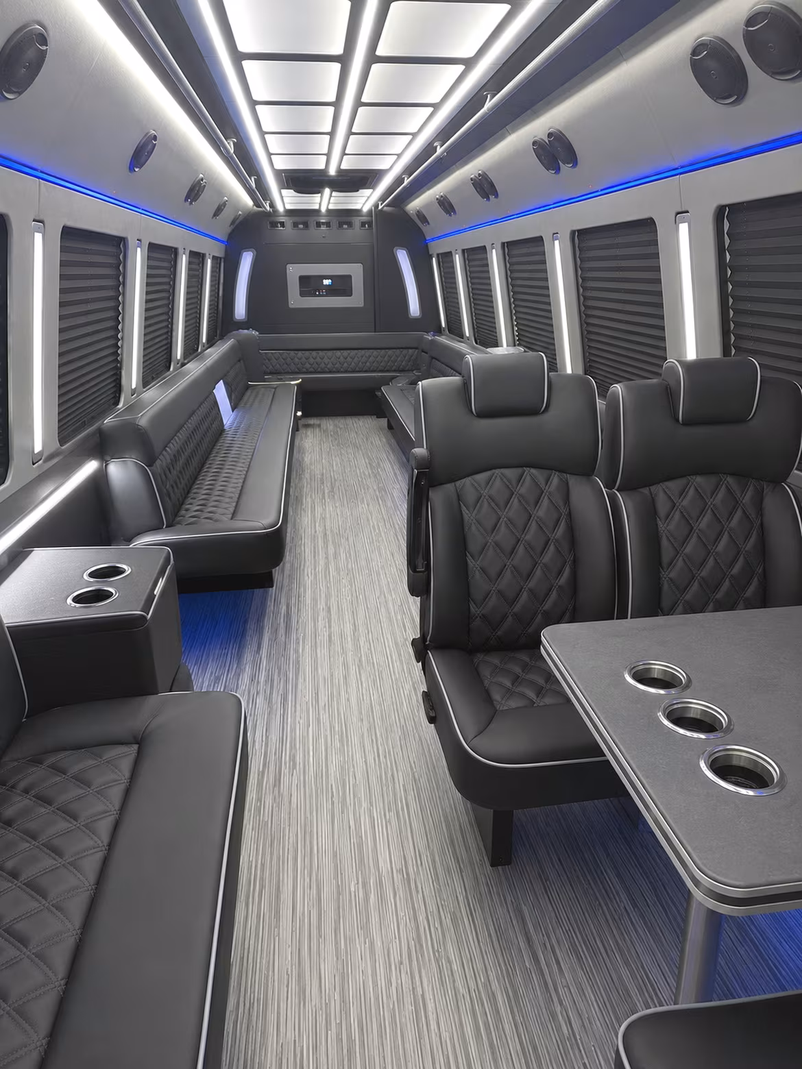 killeen 25 passenger party bus inside