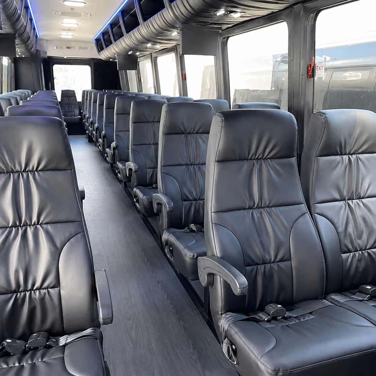 killeen 28 passenger minibus inside