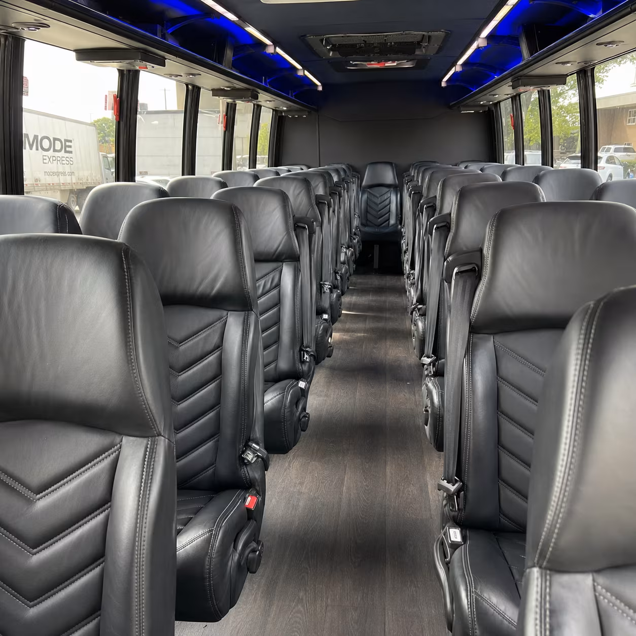 killeen 35 passenger minibus inside