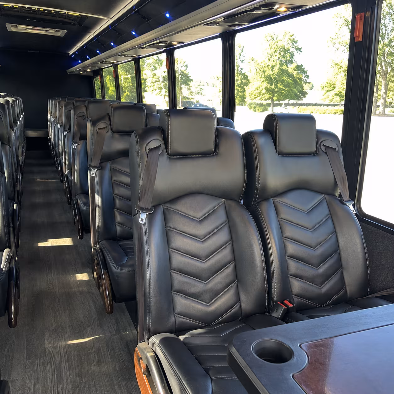 killeen 35 passenger minibus interior